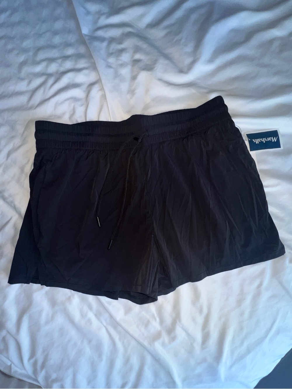 RBX Black Women's Athletic Drawstring Shorts